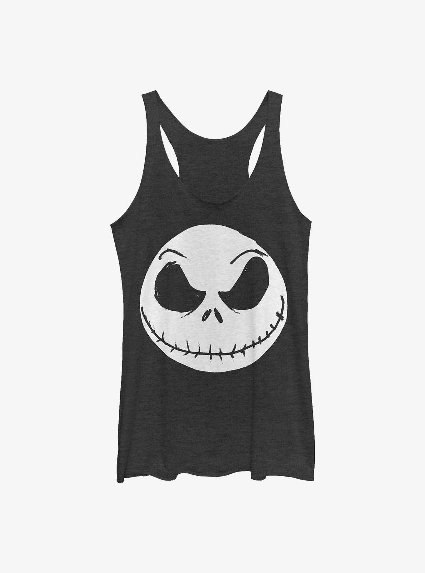 The Nightmare Before Christmas Big Face Jack Girls Tank Top, , hi-res