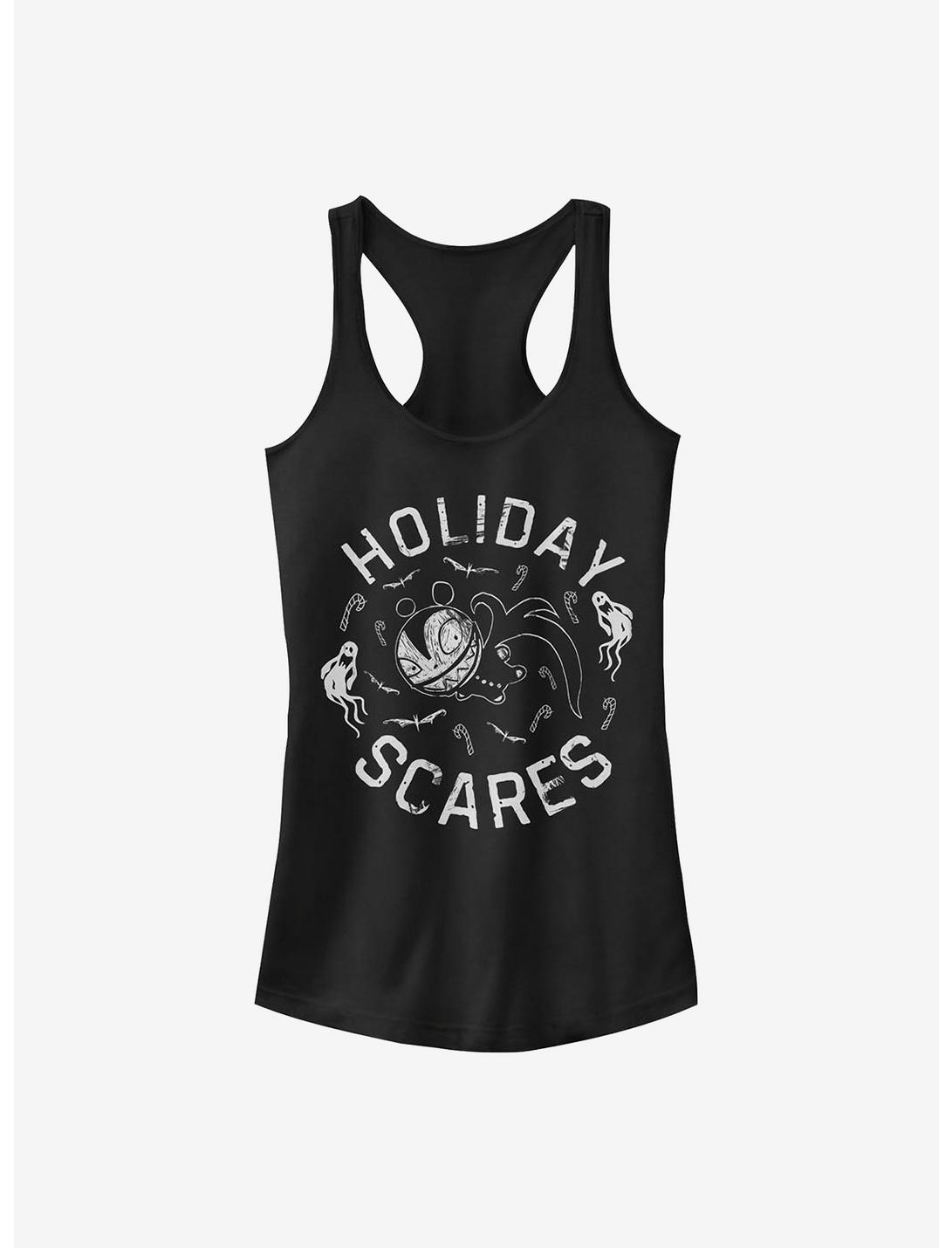 The Nightmare Before Christmas Holiday Scares Doll Girls Tank Top, BLACK, hi-res