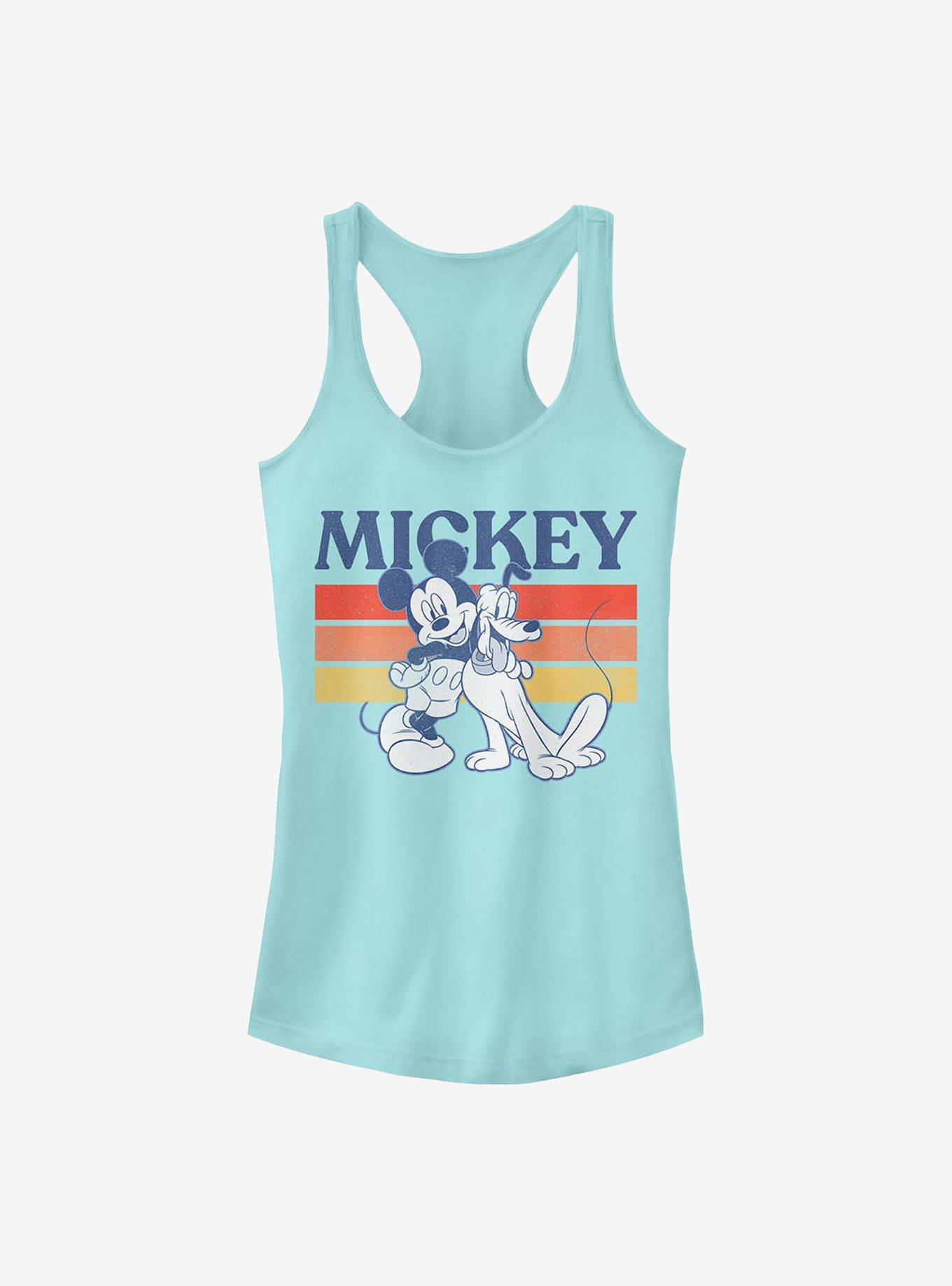 Disney Mickey Mouse & Pluto Retro Squad Girls Tank Top, CANCUN, hi-res