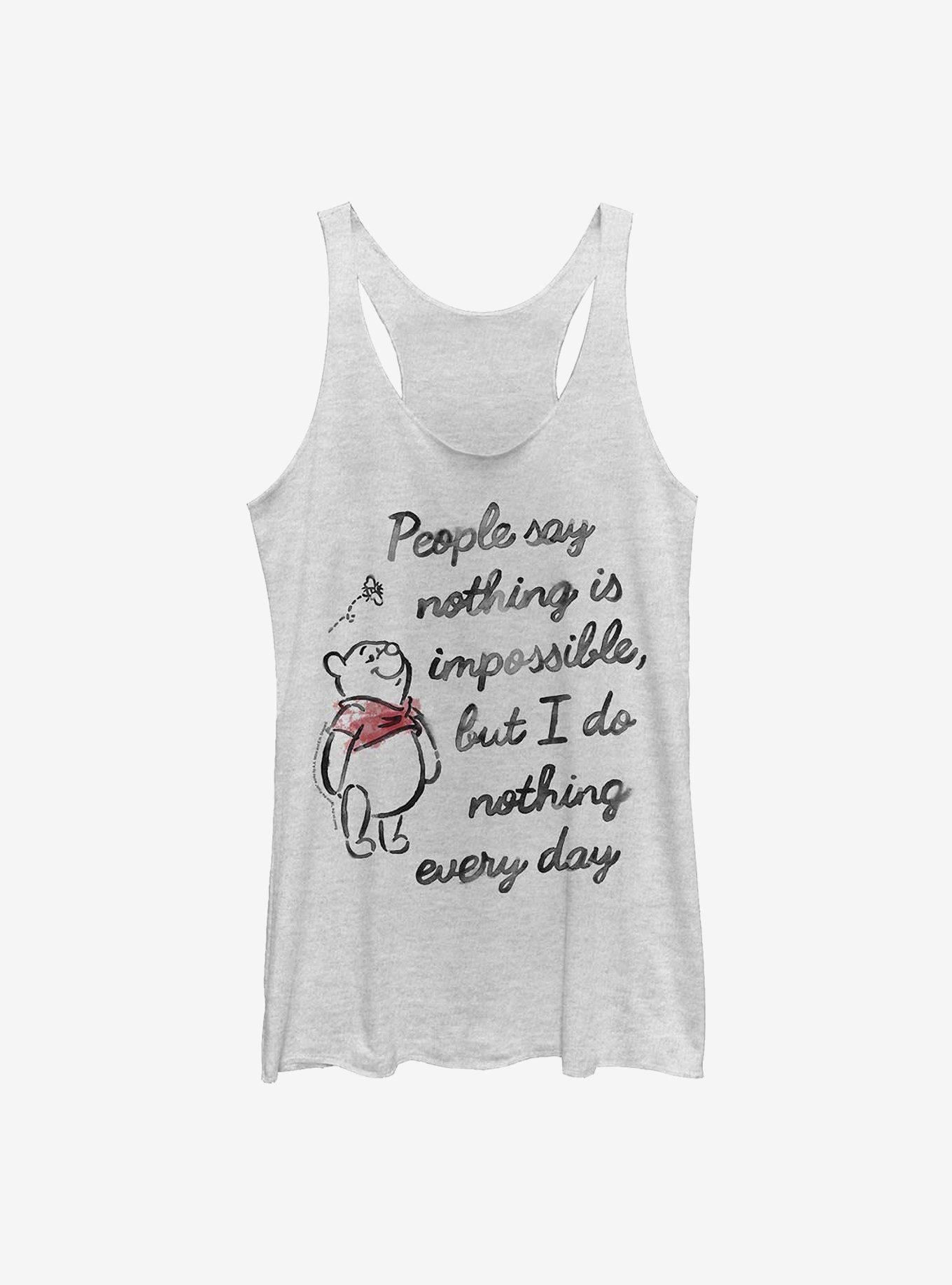 Disney Winnie The Pooh Impossible Girls Tank, GRAY HTR, hi-res