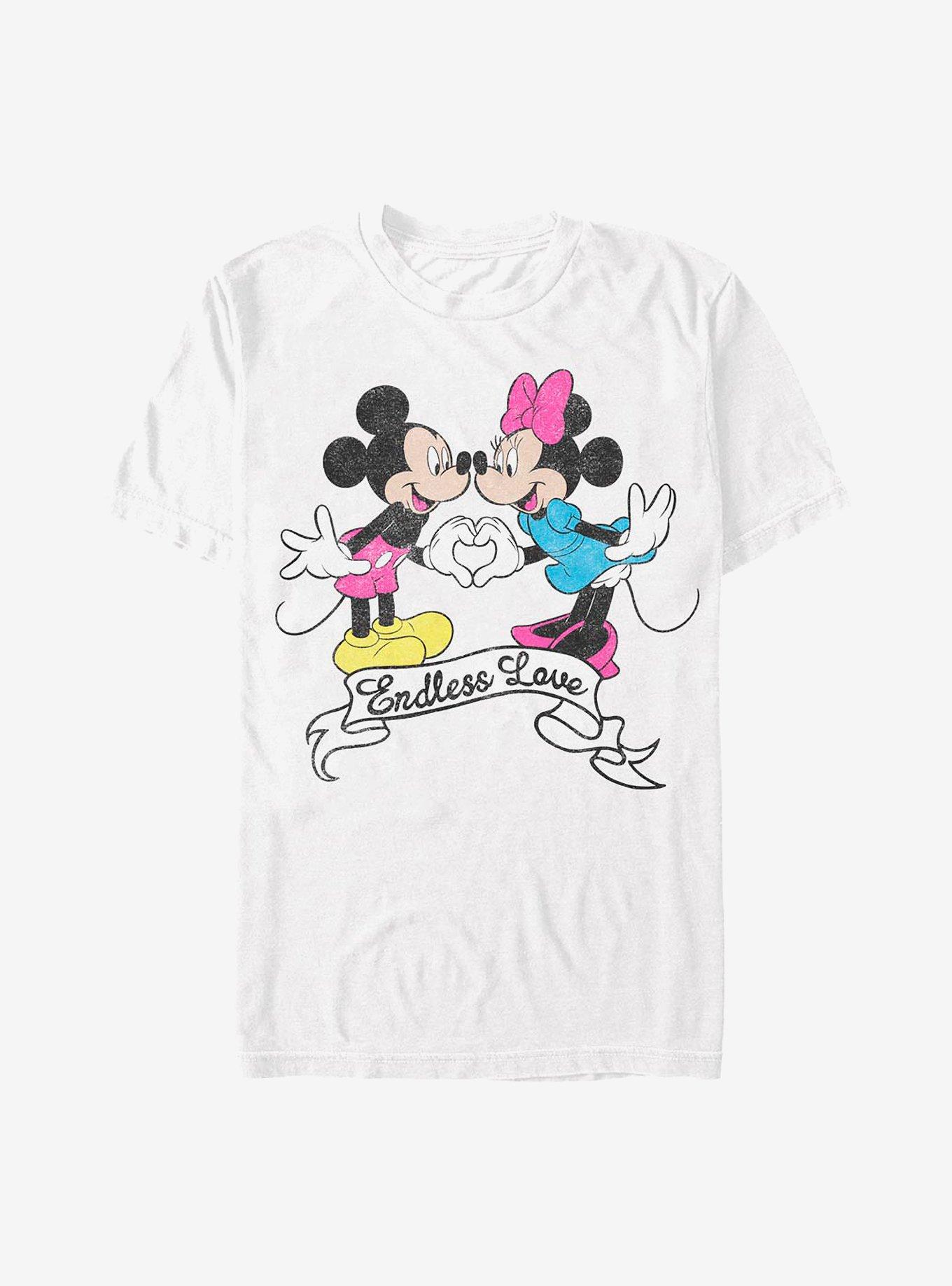 Disney Mickey Mouse & Minnie Mouse Endless Love T-Shirt, WHITE, hi-res