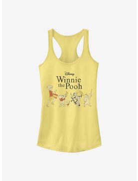 Disney Winnie The Pooh Pooh Parade Girls Tank, BANANA, hi-res