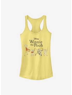 Disney Winnie The Pooh Parade Girls Tank Top, BANANA, hi-res