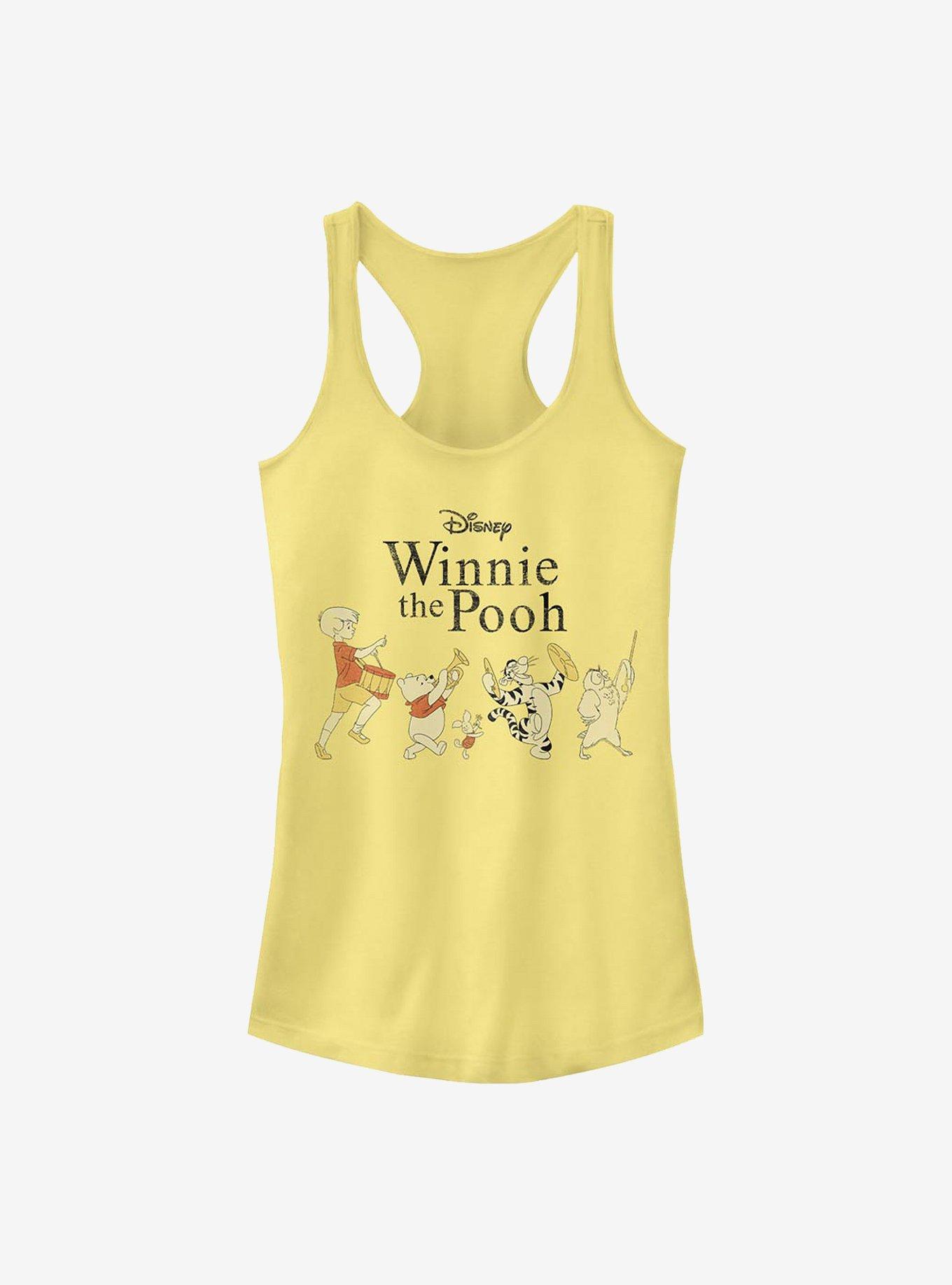 Disney Winnie The Pooh Parade Girls Tank Top, BANANA, hi-res