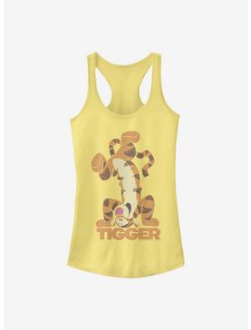 Disney Winnie The Pooh Tigger Bounce Girls Tank, BANANA, hi-res