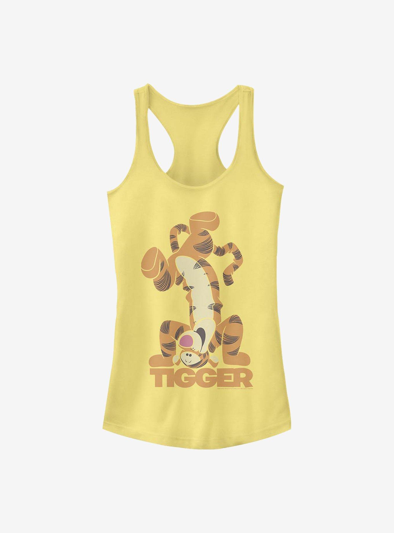 Disney Winnie The Pooh Tigger Bounce Girls Tank, BANANA, hi-res