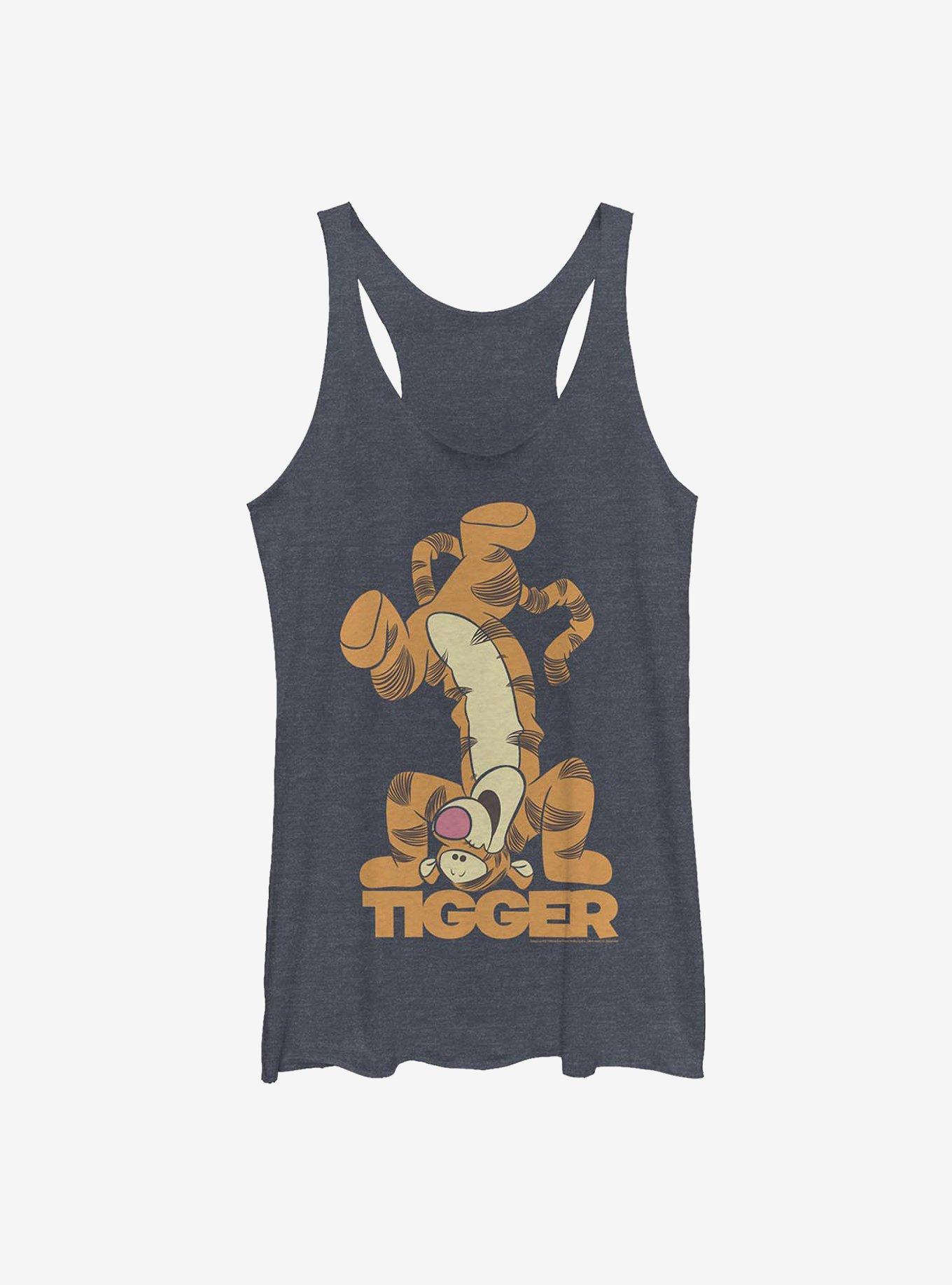 Disney Winnie The Pooh Tigger Bounce Girls Tank, NAVY HTR, hi-res