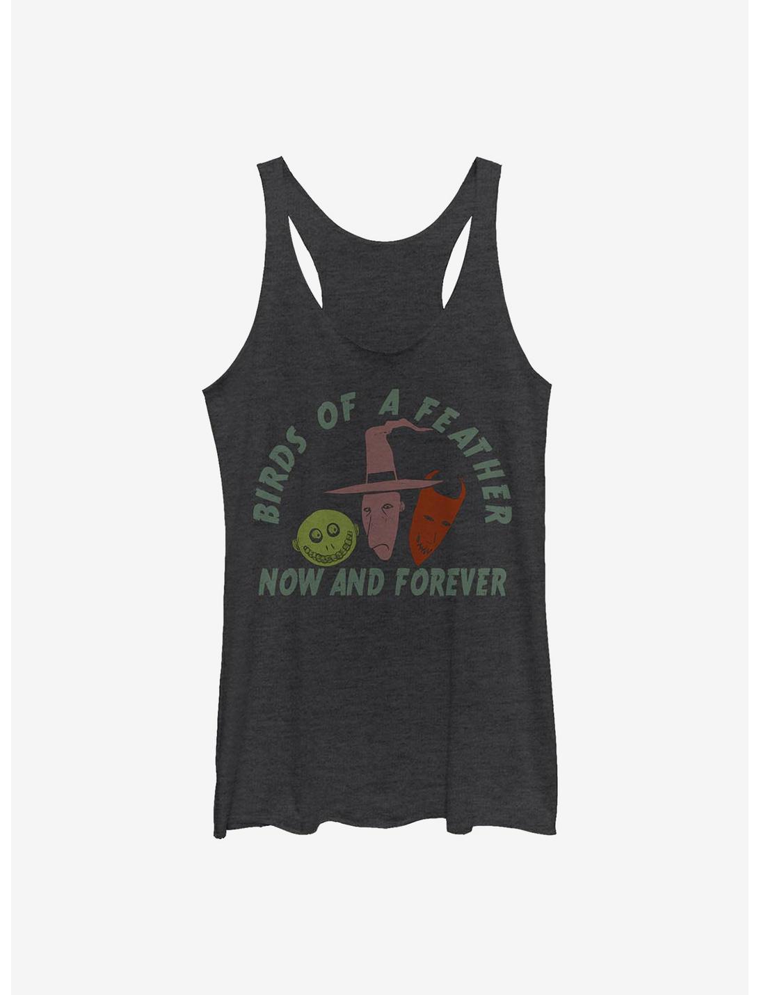 Disney The Nightmare Before Christmas Now And Forever Lock, Shock And Barrel Girls Tank Top, BLK HTR, hi-res