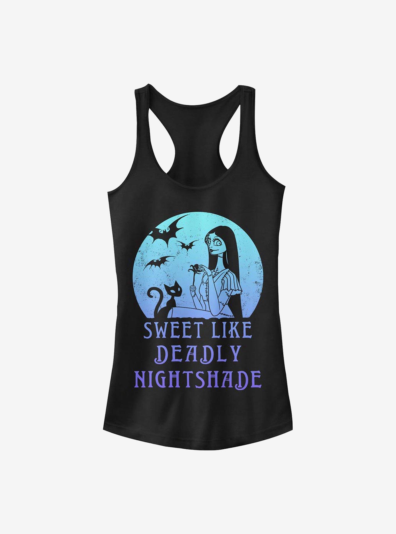 Disney The Nightmare Before Christmas Sally Moon Girls Tank, BLACK, hi-res
