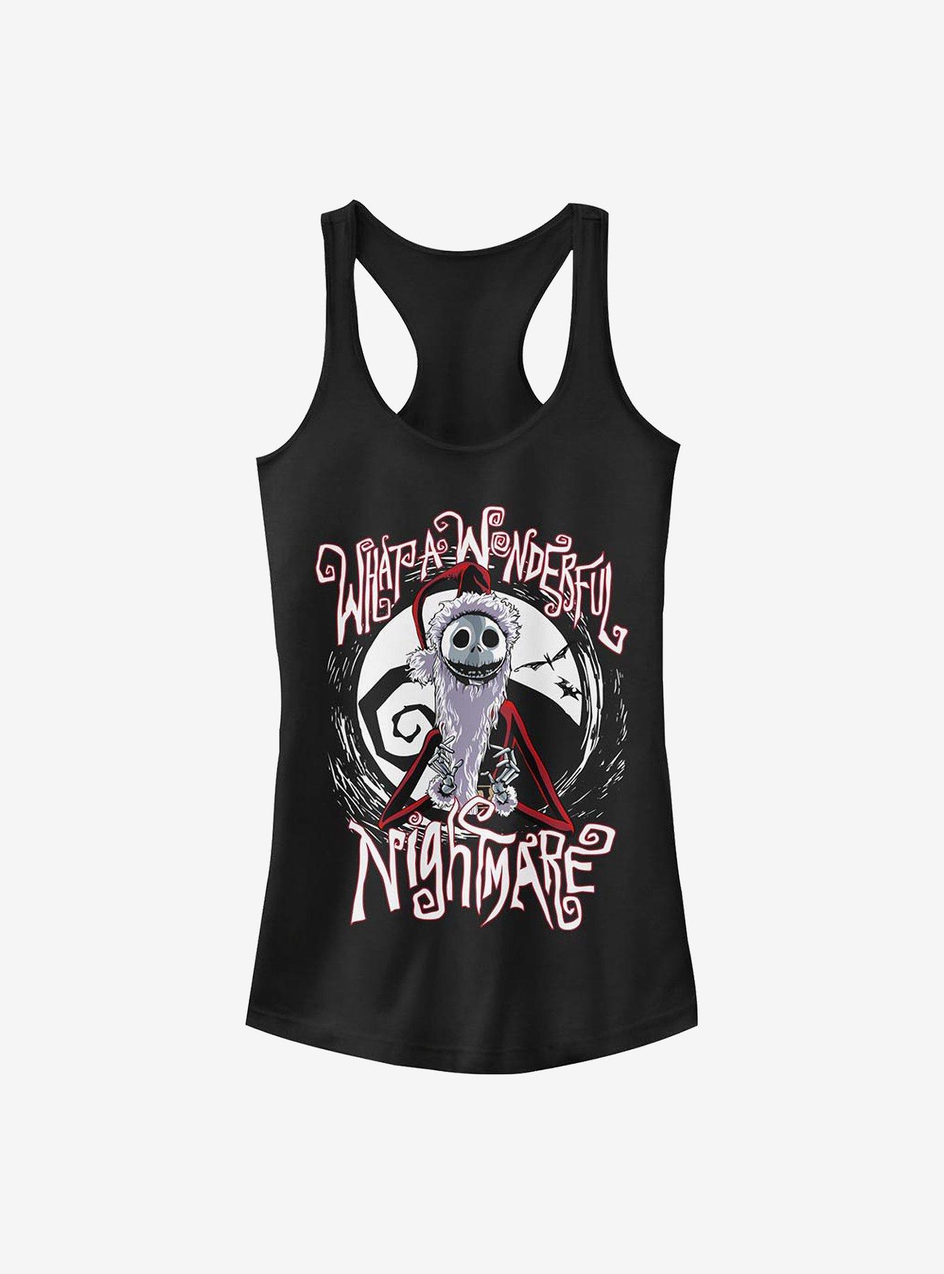 Disney The Nightmare Before Christmas Santa Jack Girls Tank, BLACK, hi-res