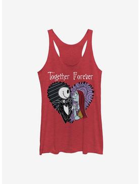 The Nightmare Before Christmas Jack & Sally Together Forever Girls Tank Top, , hi-res