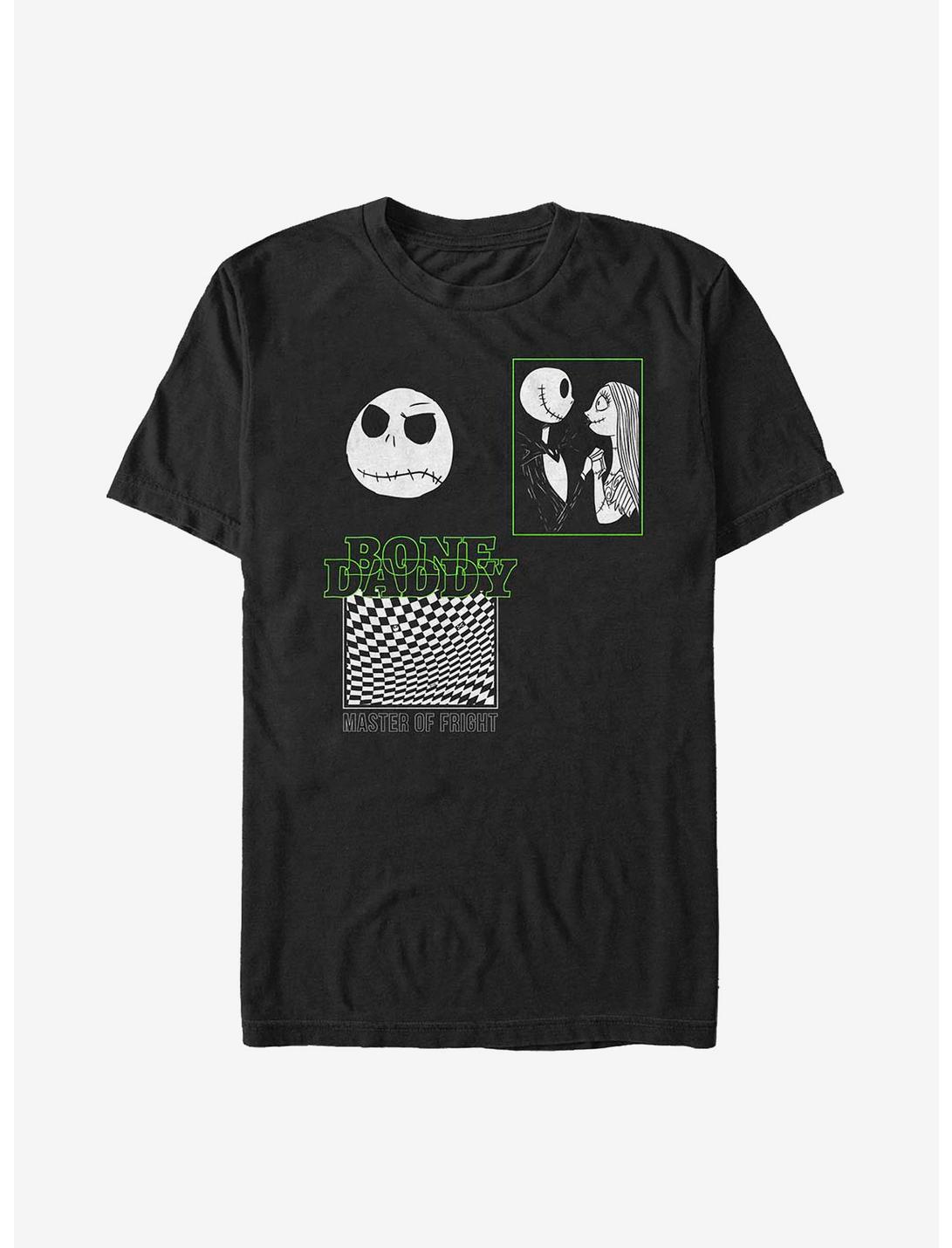 Disney The Nightmare Before Christmas Bone Daddy Jack With Sally T-Shirt, BLACK, hi-res