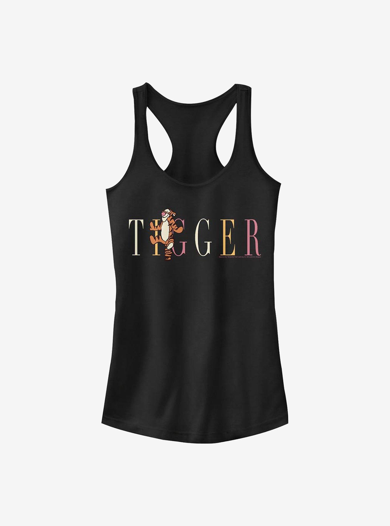 Disney Winnie The Pooh Tigger Fashion Girls Tank, BLACK, hi-res