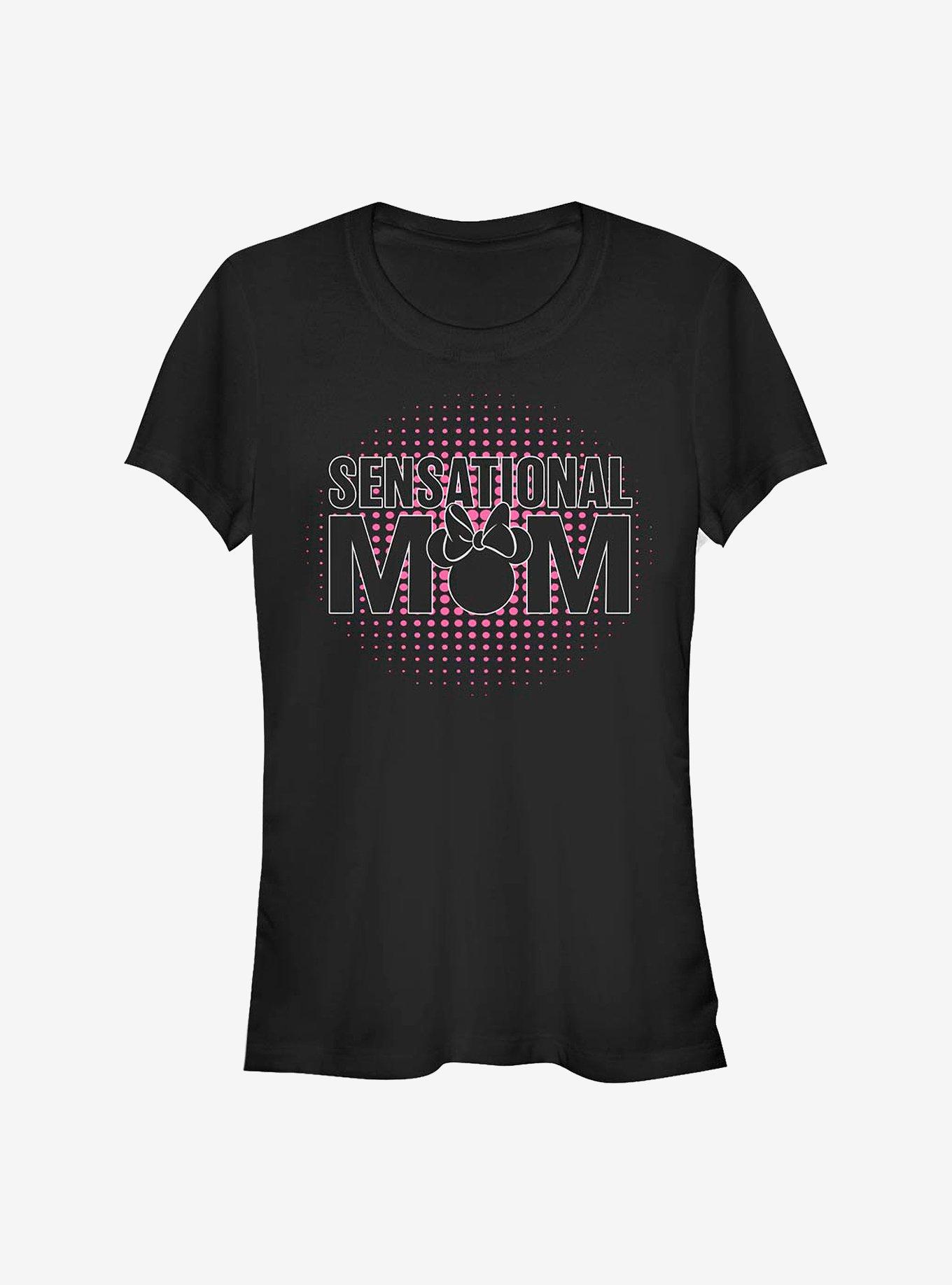 Disney Minnie Mouse Sensational Mom Girls T-Shirt, BLACK, hi-res