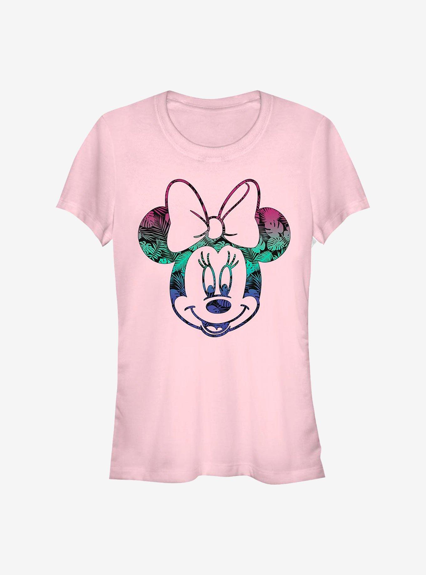 Disney Minnie Mouse Tropic Fill Minnie Girls T-Shirt, LIGHT PINK, hi-res