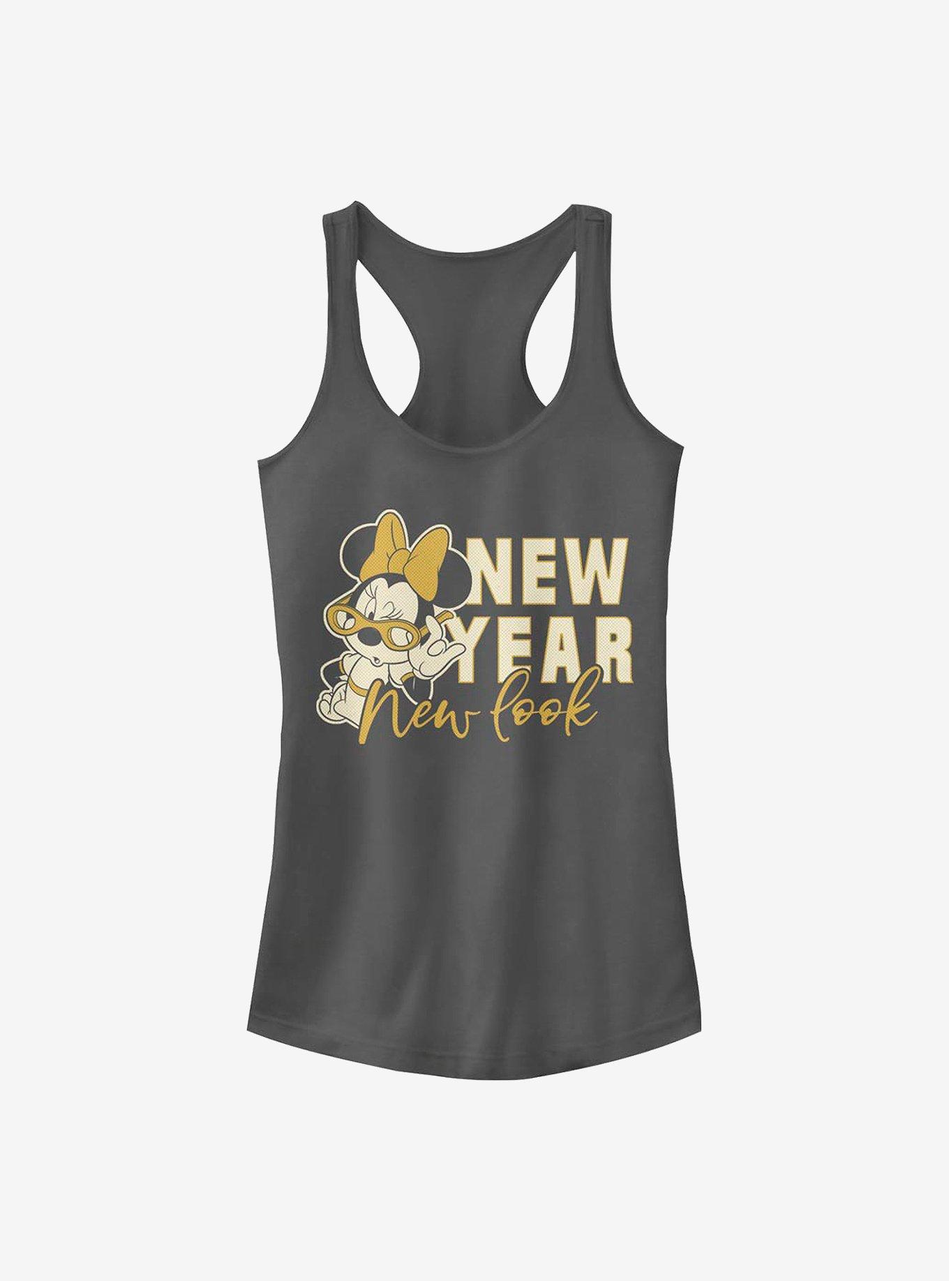 Disney Minnie Mouse New Year Minnie Girls Tank, CHARCOAL, hi-res