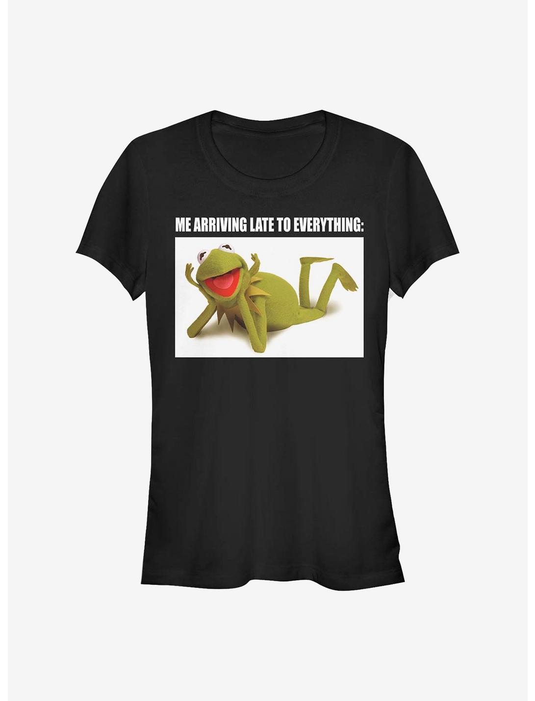 Disney Muppets Late Kermit Girls T-Shirt, BLACK, hi-res