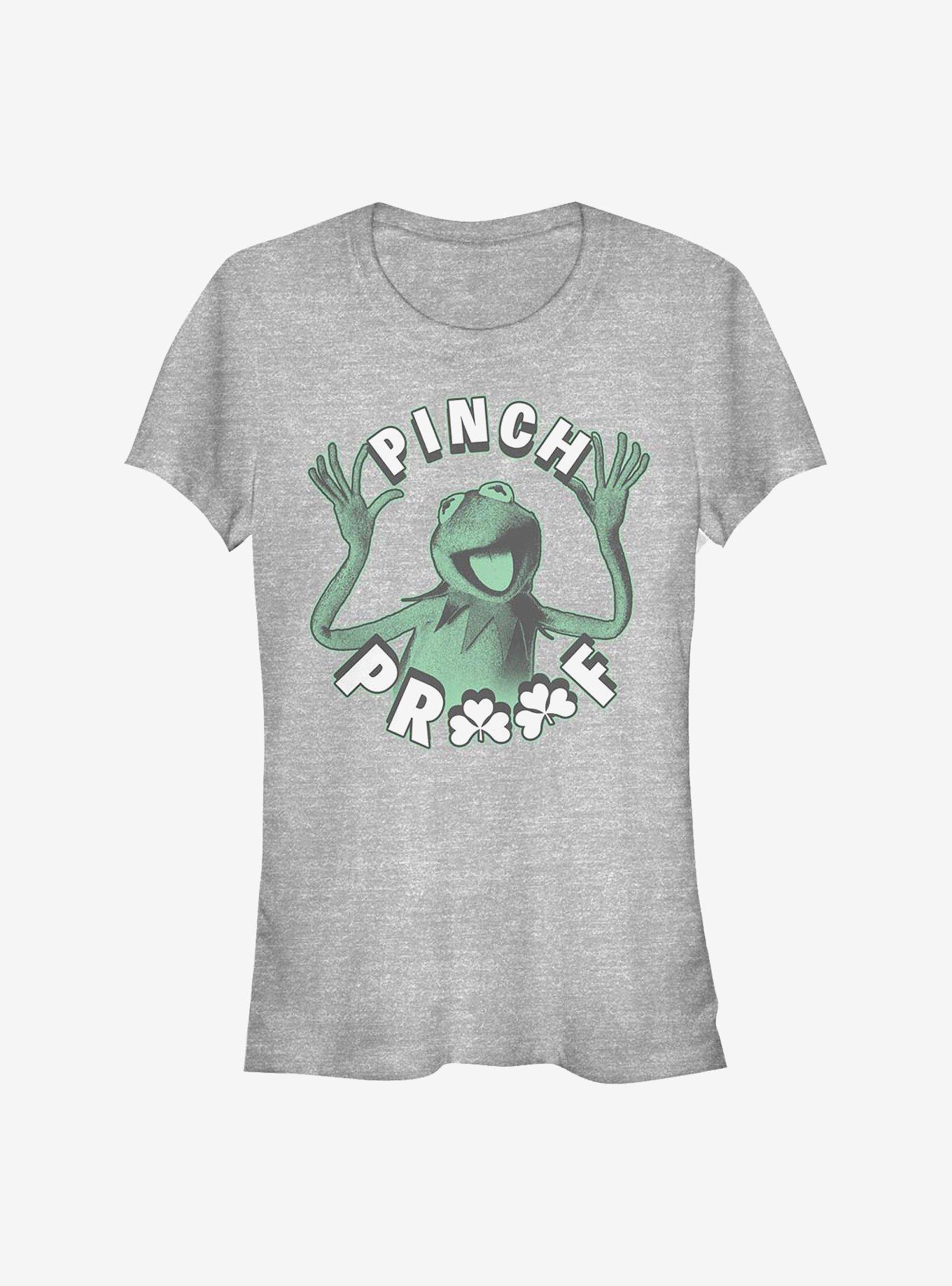 Disney Muppets Pinch Proof Kermit Girls T-Shirt, ATH HTR, hi-res