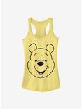 Disney Winnie The Pooh Winnie Big Face Girls Tank, BANANA, hi-res