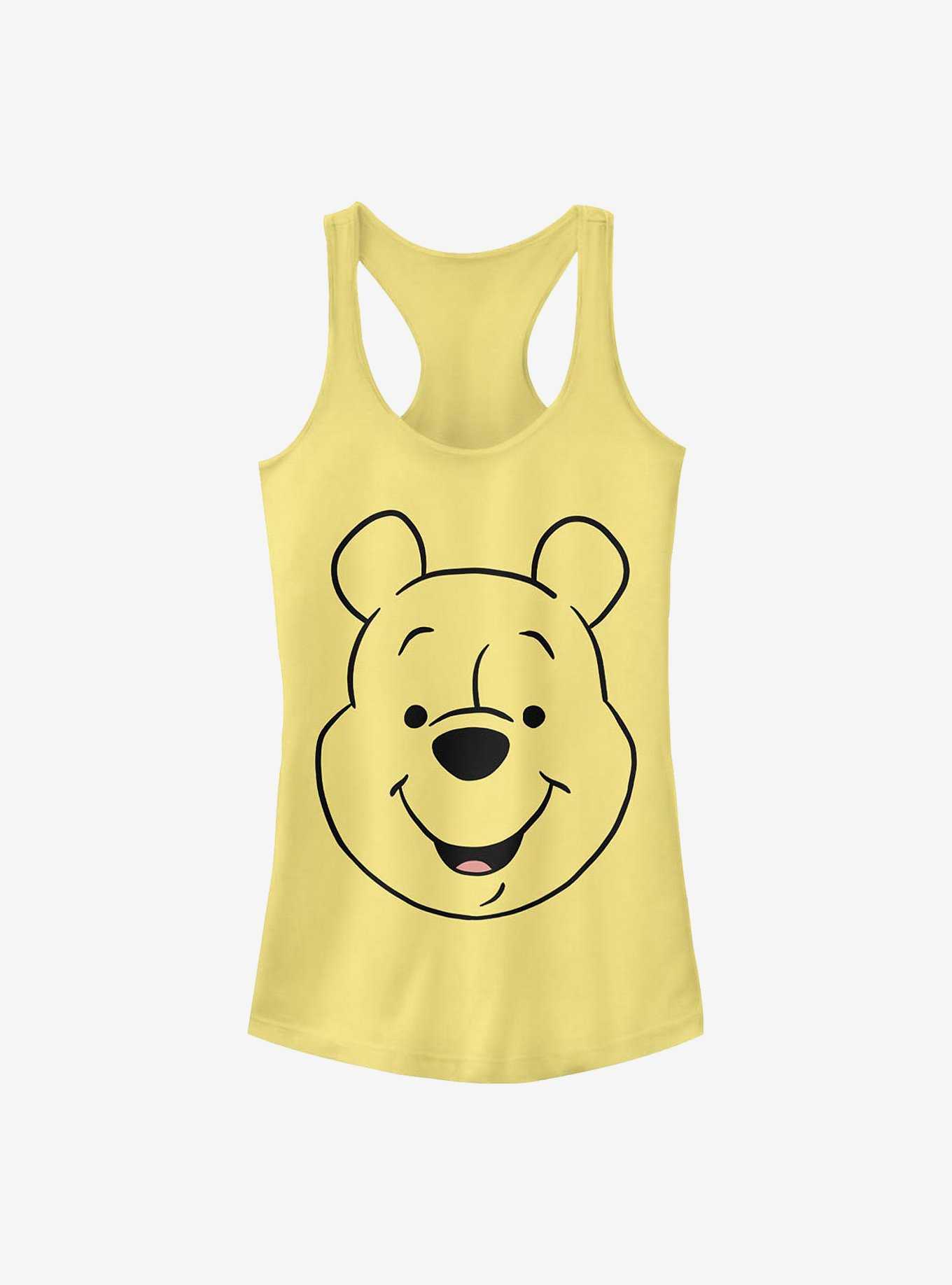 Disney Winnie The Pooh Winnie Big Face Girls Tank, BANANA, hi-res
