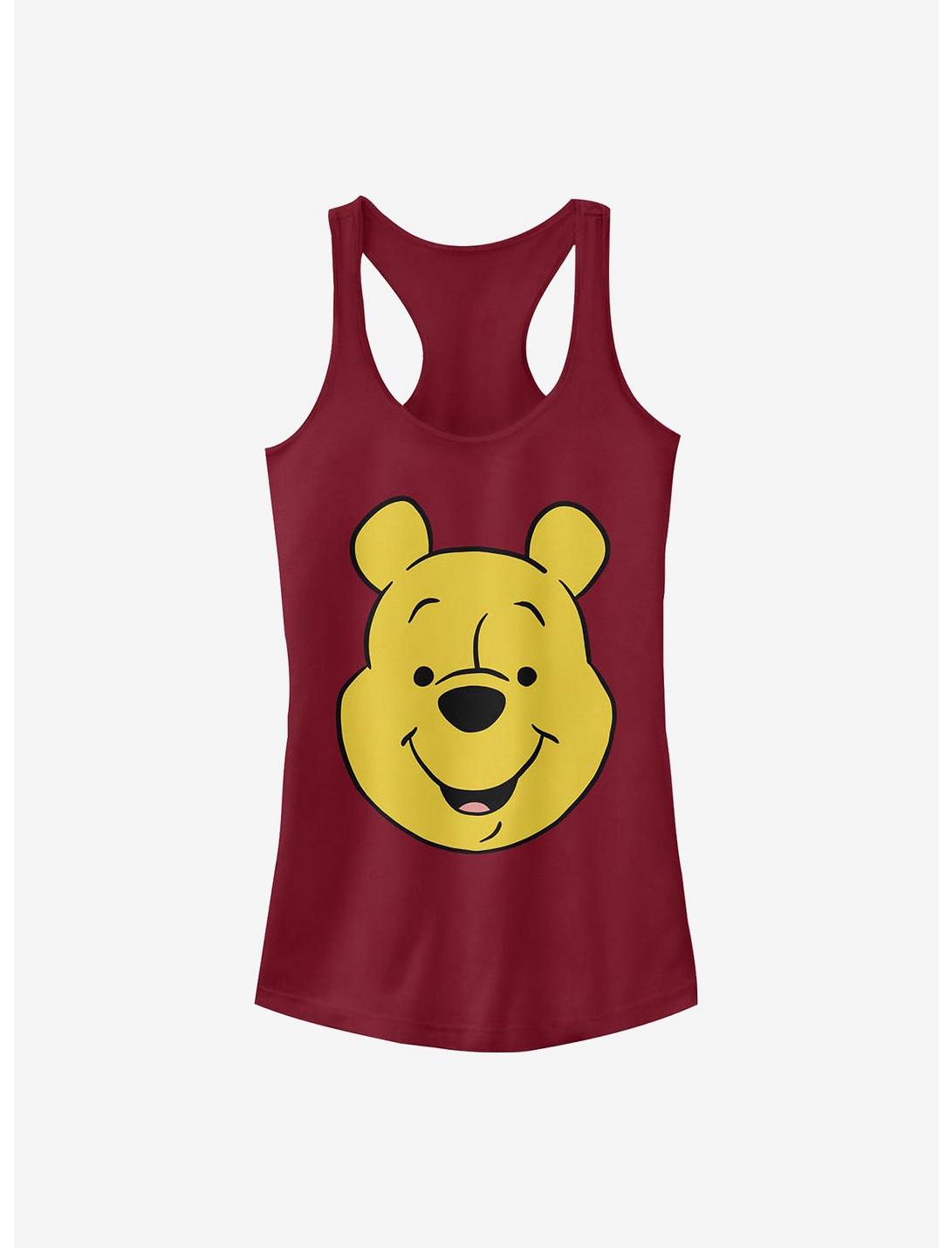 Disney Winnie The Pooh Winnie Big Face Girls Tank, SCARLET, hi-res