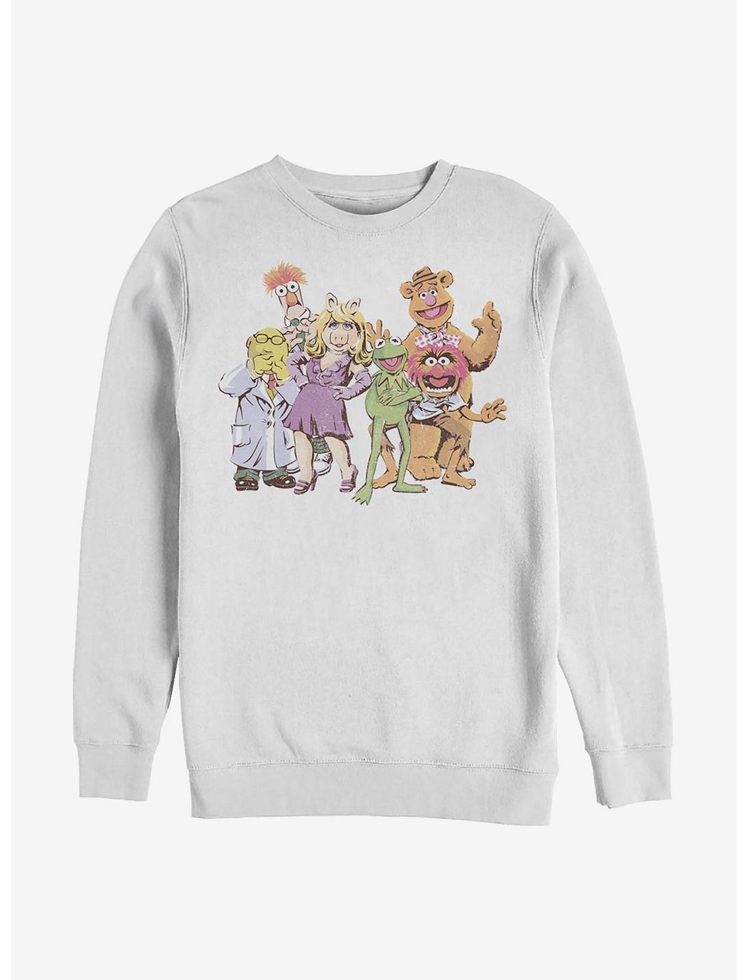 Disney Muppets Muppet Gang Crew Sweatshirt, WHITE, hi-res