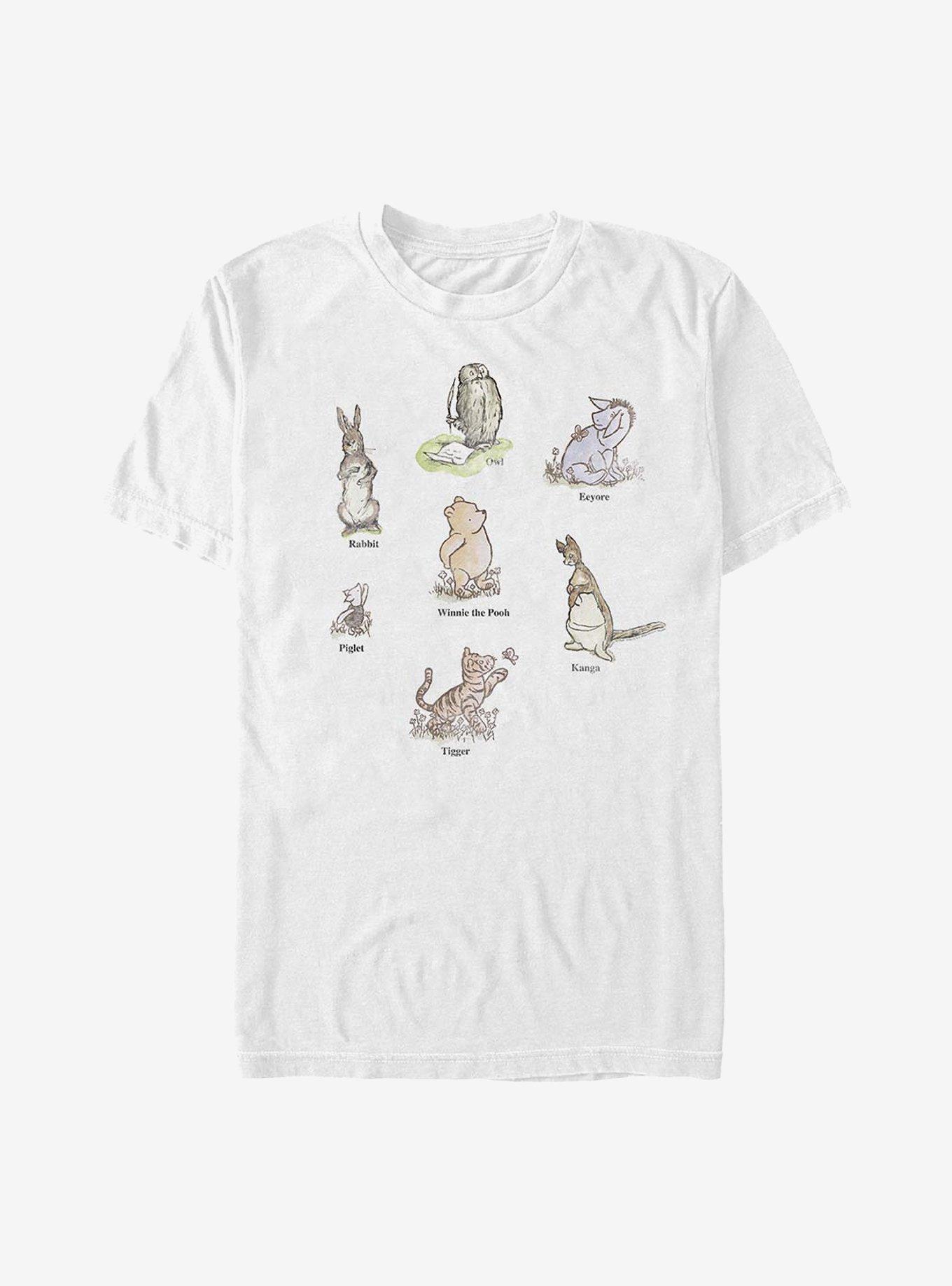 Disney Winnie The Pooh Winnie Poster T-Shirt, WHITE, hi-res