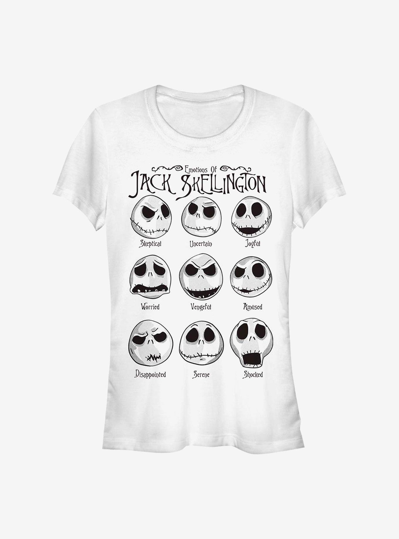 Disney The Nightmare Before Christmas Jack Emotions Girls T-Shirt