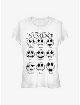 Disney The Nightmare Before Christmas Jack Emotions Girls T-Shirt, , hi-res