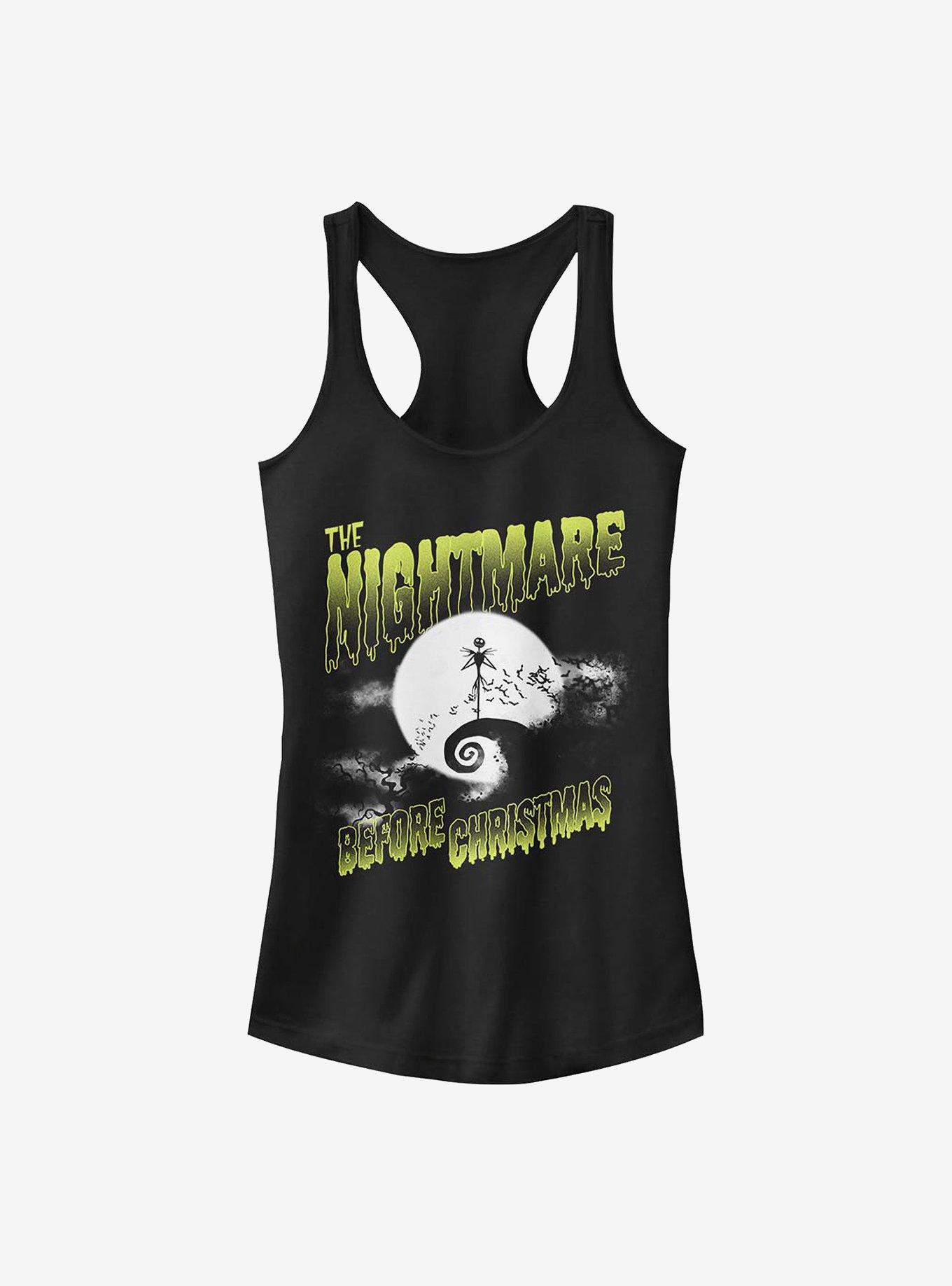 Disney The Nightmare Before Christmas Spooky Nightmare Jack Girls Tank Top, BLACK, hi-res