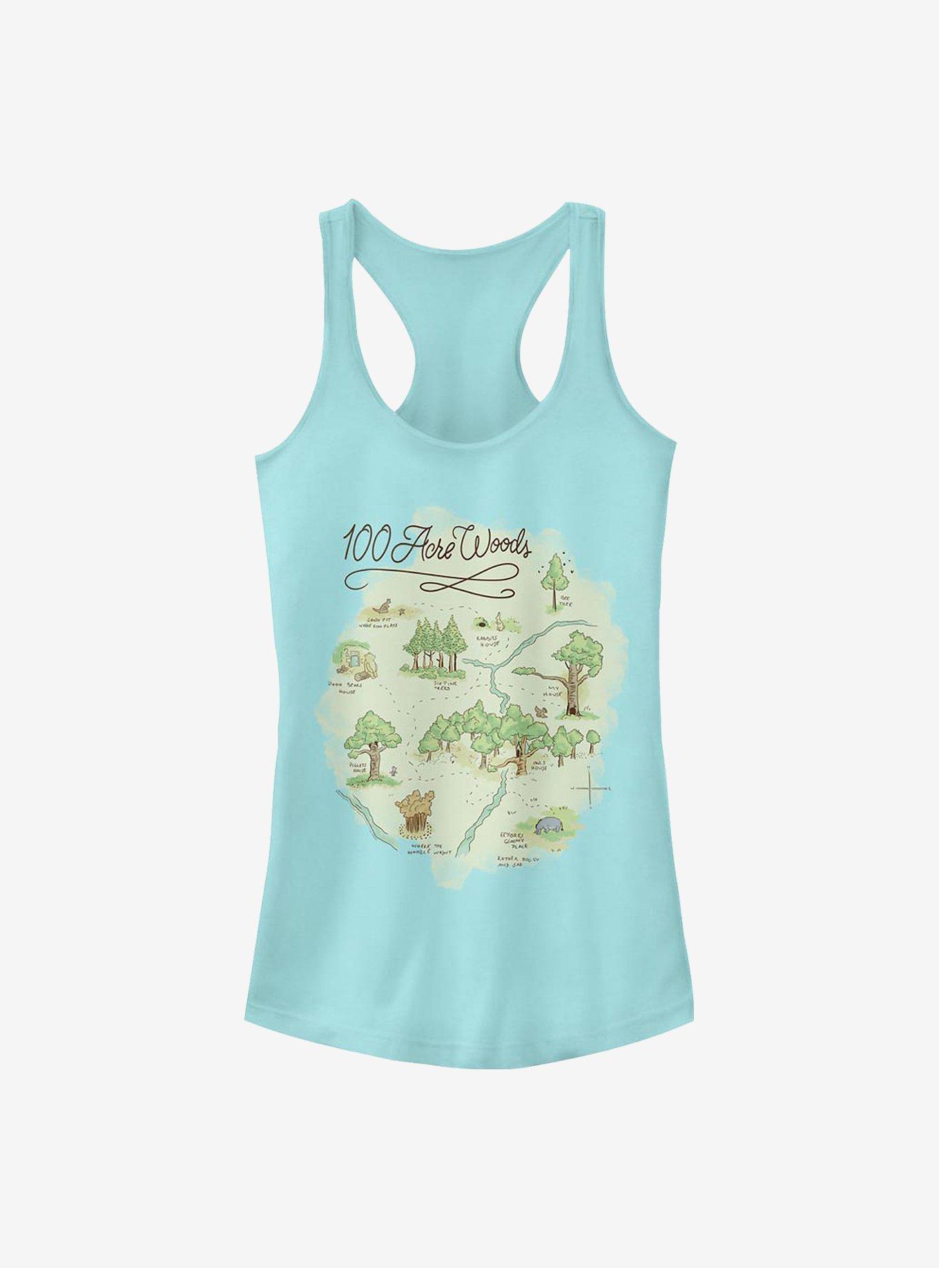 Disney Winnie The Pooh 100 Acre Map Girls Tank, , hi-res