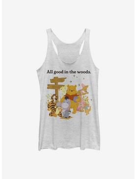 Disney Winnie The Pooh Pooh In The Woods Girls Tank, WHITE HTR, hi-res