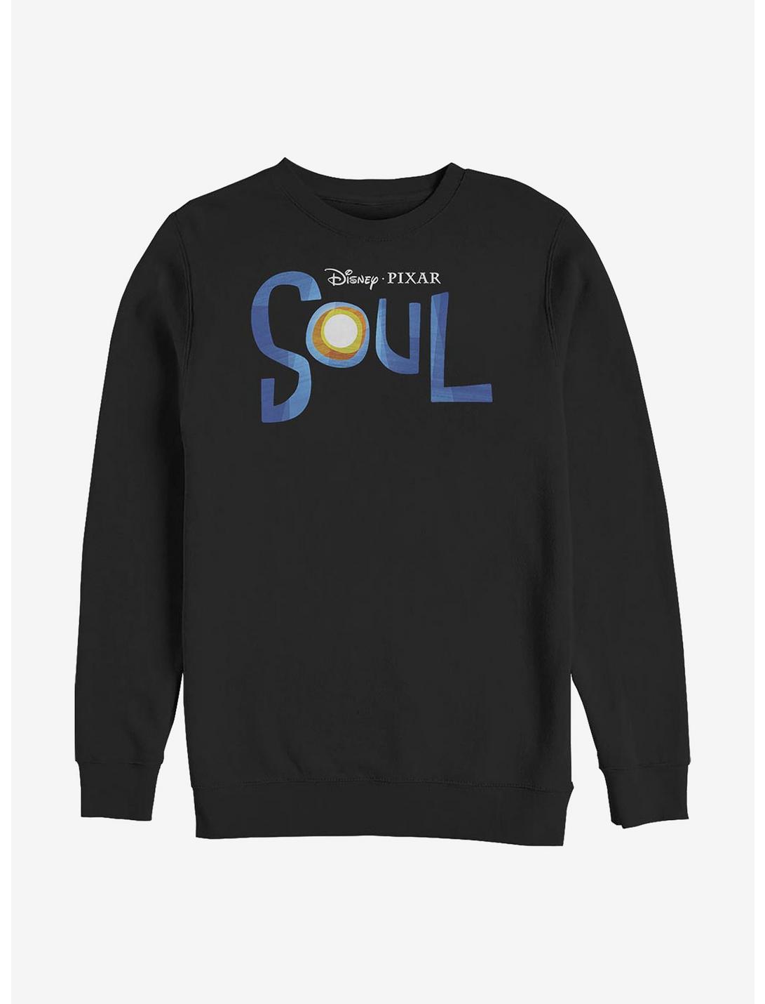 Disney Pixar Soul Movie Logo Crew Sweatshirt, BLACK, hi-res