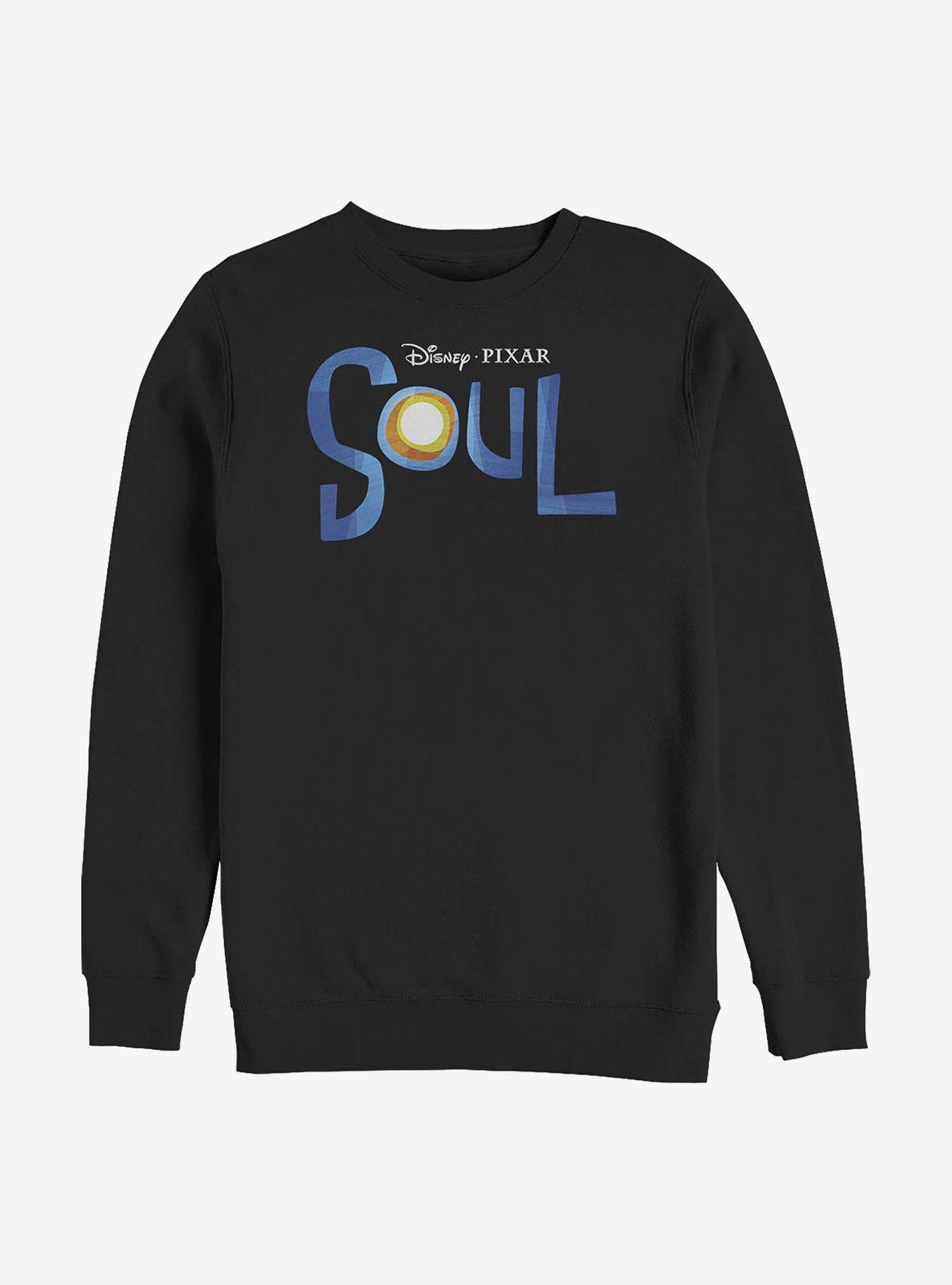 Disney Pixar Soul Movie Logo Crew Sweatshirt, BLACK, hi-res