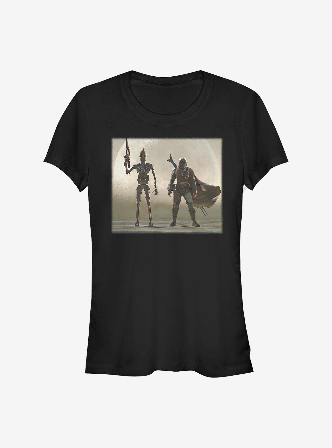 Star Wars The Mandalorian Mando Duo Girls T-Shirt, BLACK, hi-res