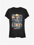 Star Wars The Mandalorian Mando Memory Girls T-Shirt, BLACK, hi-res