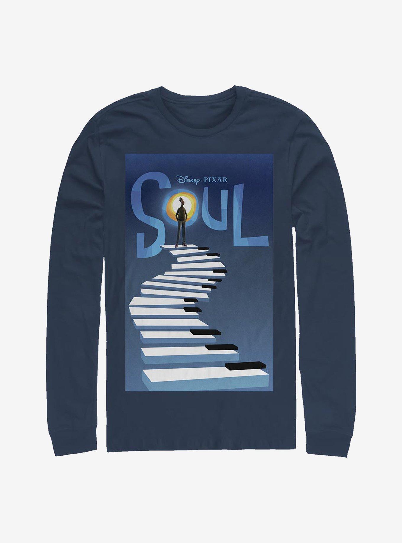 Disney Pixar Soul Poster Long-Sleeve T-Shirt, NAVY, hi-res