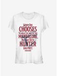 Star Wars The Mandalorian Mandalore Line Girls T-Shirt, WHITE, hi-res