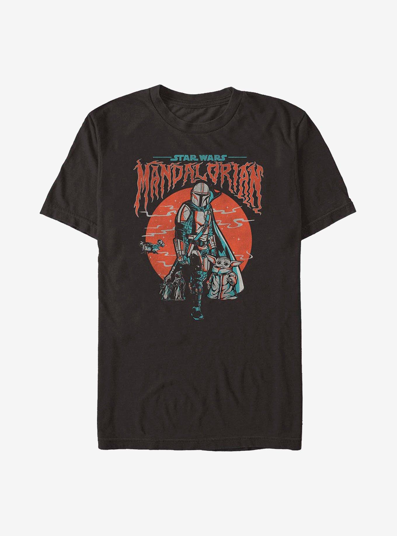 Star Wars The Mandalorian Mandalorian Fog T-Shirt, BLACK, hi-res