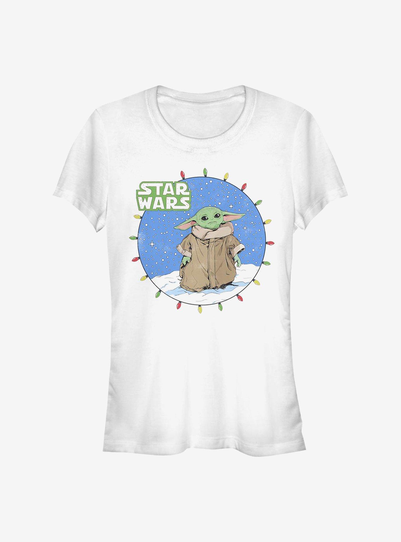 Star Wars The Mandalorian The Child Snow Baby Lights Girls T-Shirt, , hi-res