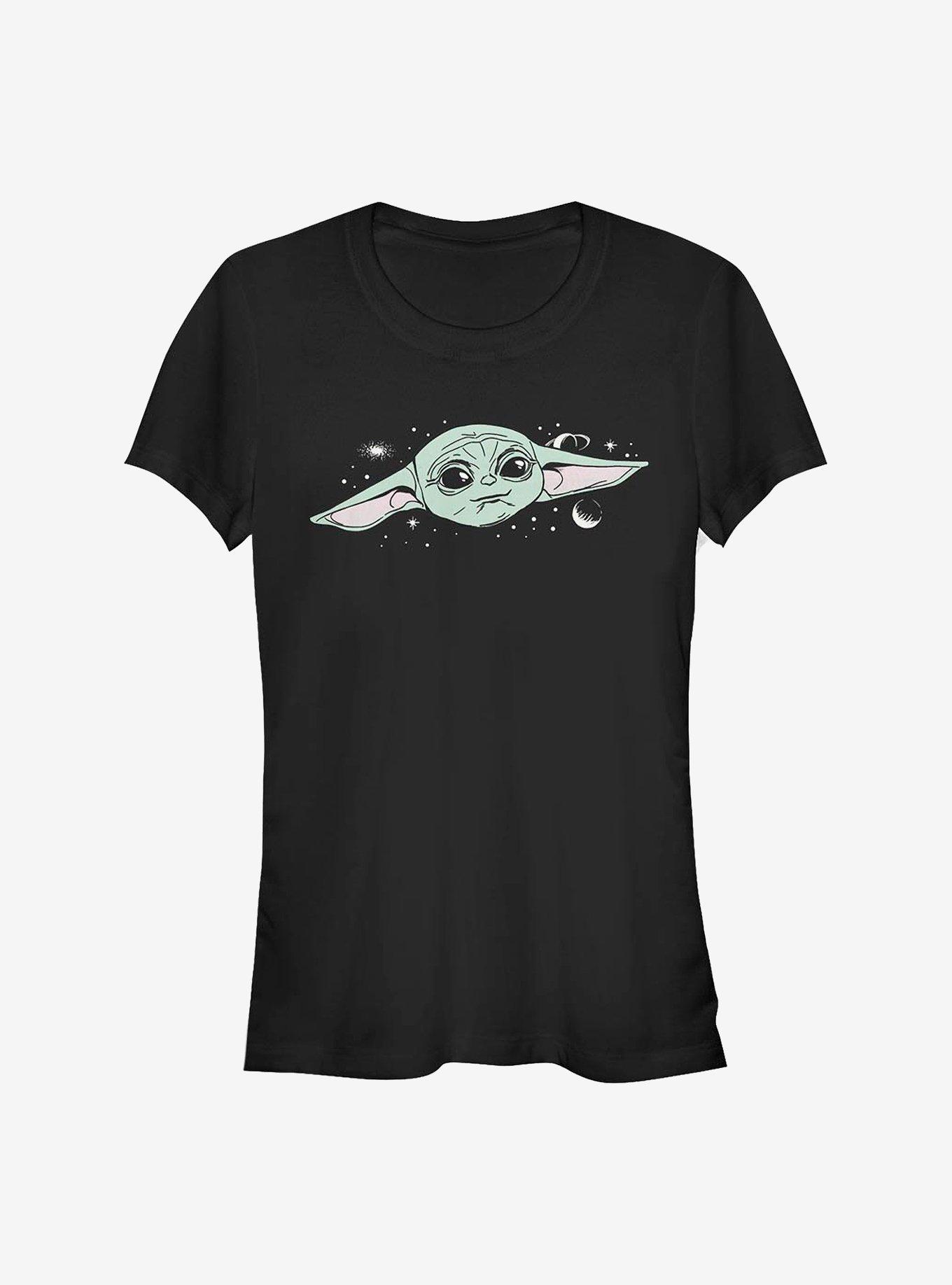 Star Wars The Mandalorian The Child Cute Big Face Girls T-Shirt, , hi-res