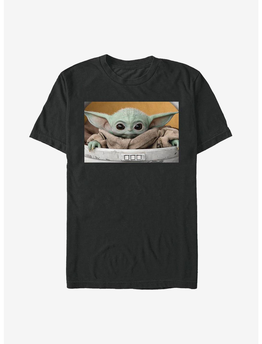Star Wars The Mandalorian The Child In Box T-Shirt, BLACK, hi-res