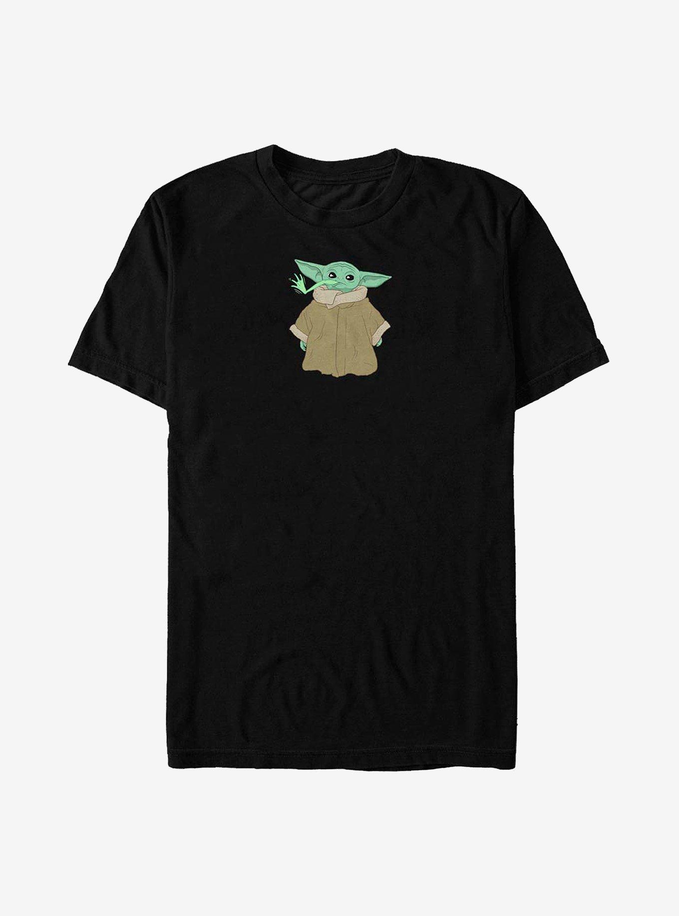 Star Wars The Mandalorian The Child Frog Legs T-Shirt, BLACK, hi-res