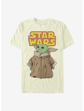 Star Wars The Mandalorian Logo The Child Gaze T-Shirt, , hi-res
