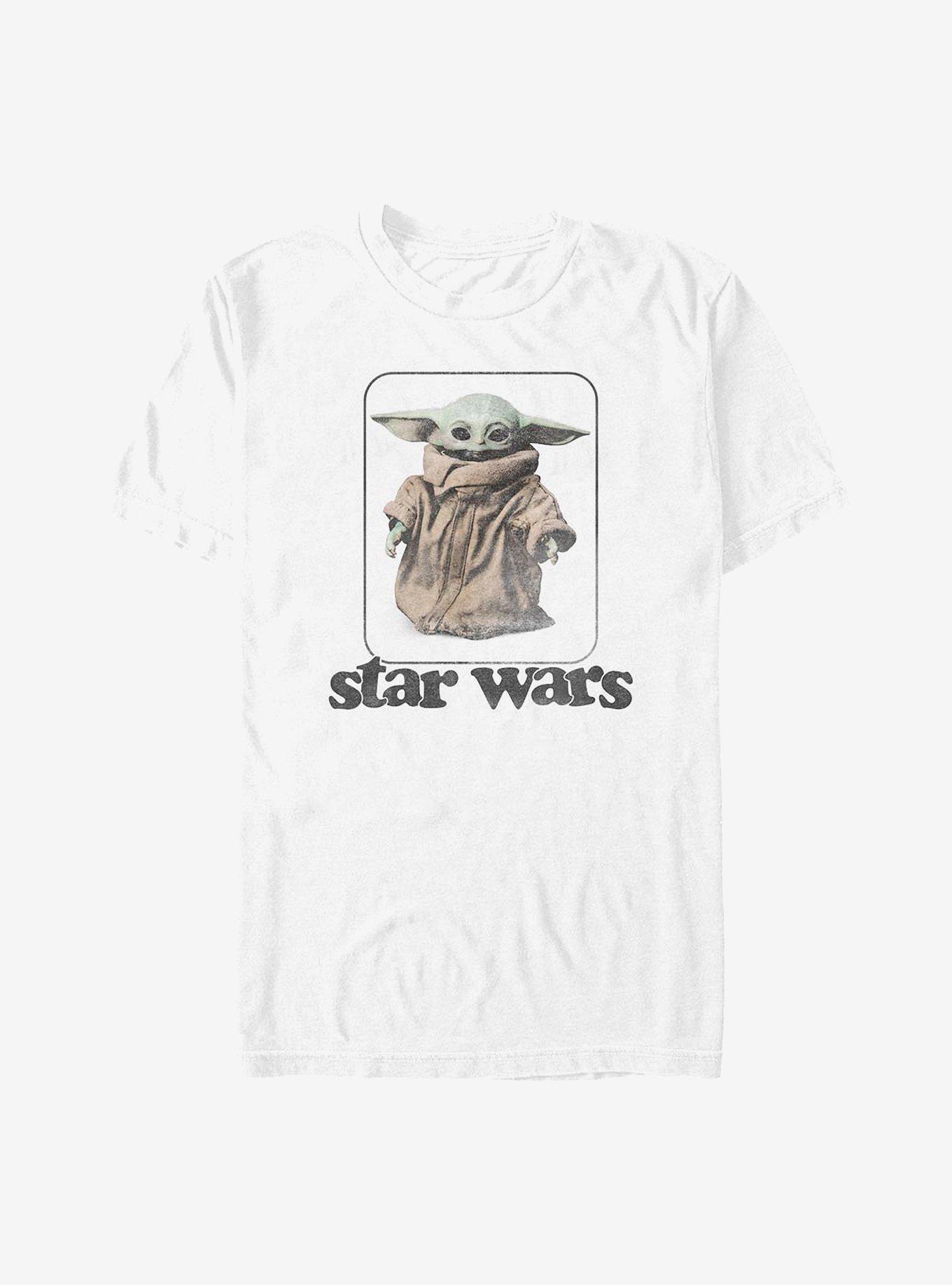 Star Wars The Mandalorian The Child Retro No Stripes T-Shirt, WHITE, hi-res