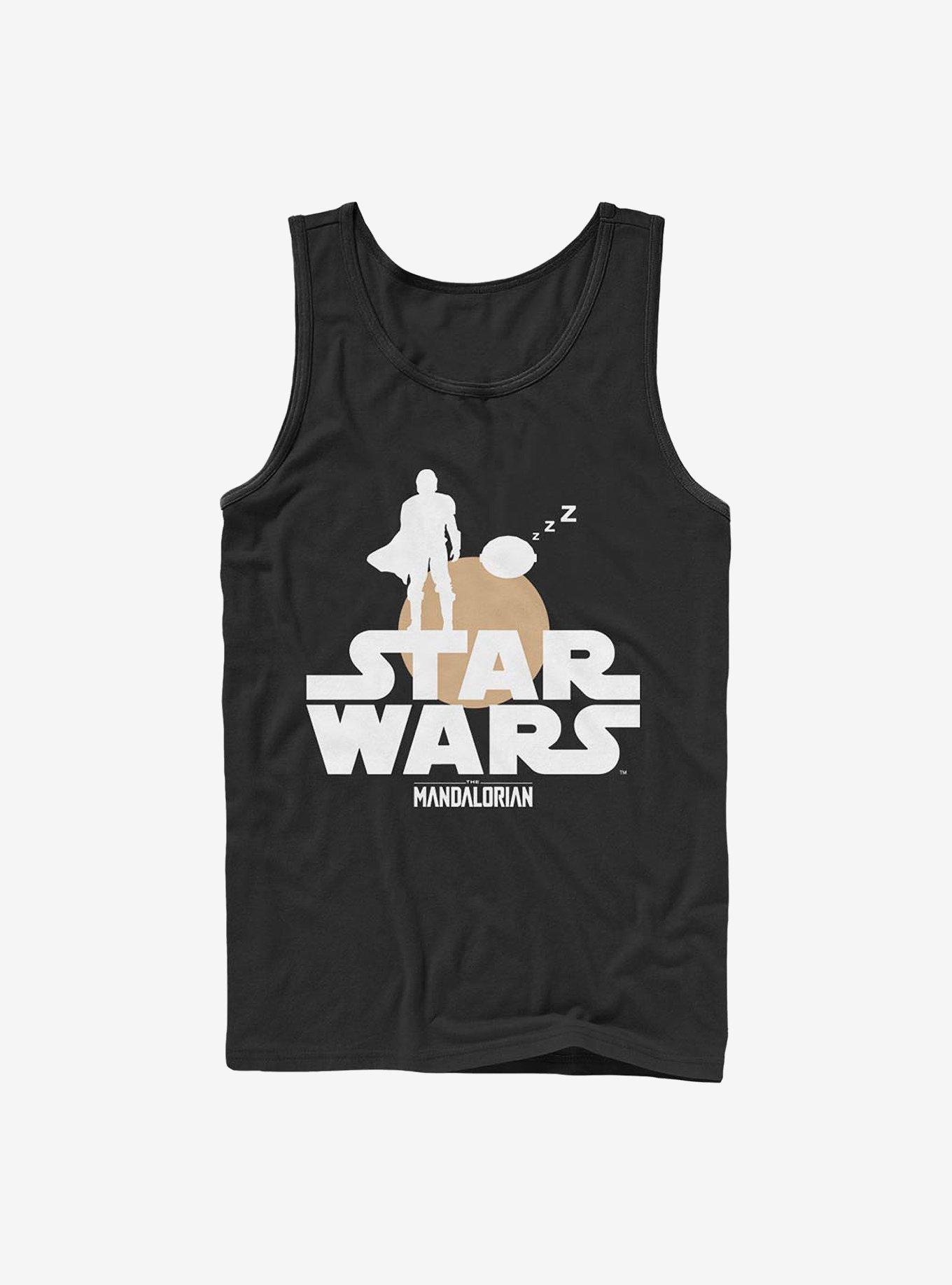 Star Wars The Mandalorian The Child And Mando Duo Tank, BLACK, hi-res