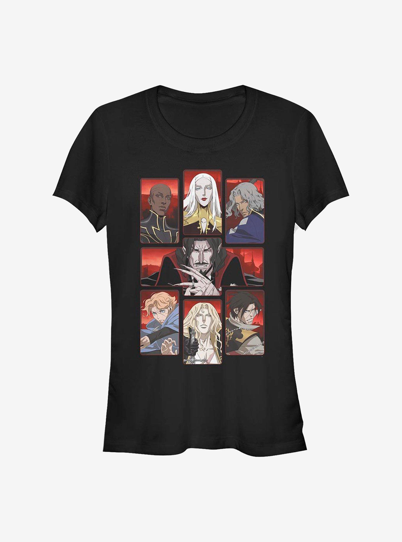 Castlevania Crew Girls T-Shirt, BLACK, hi-res