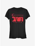 Castlevania Trevor Red Girls T-Shirt, BLACK, hi-res