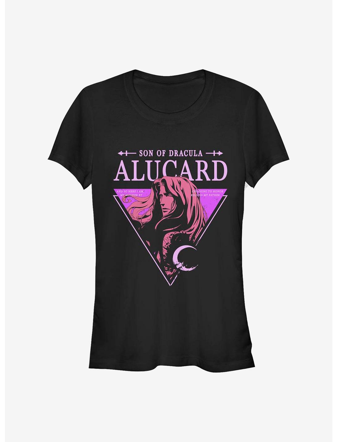 Castlevania Alucard Triangle Girls T-Shirt, BLACK, hi-res