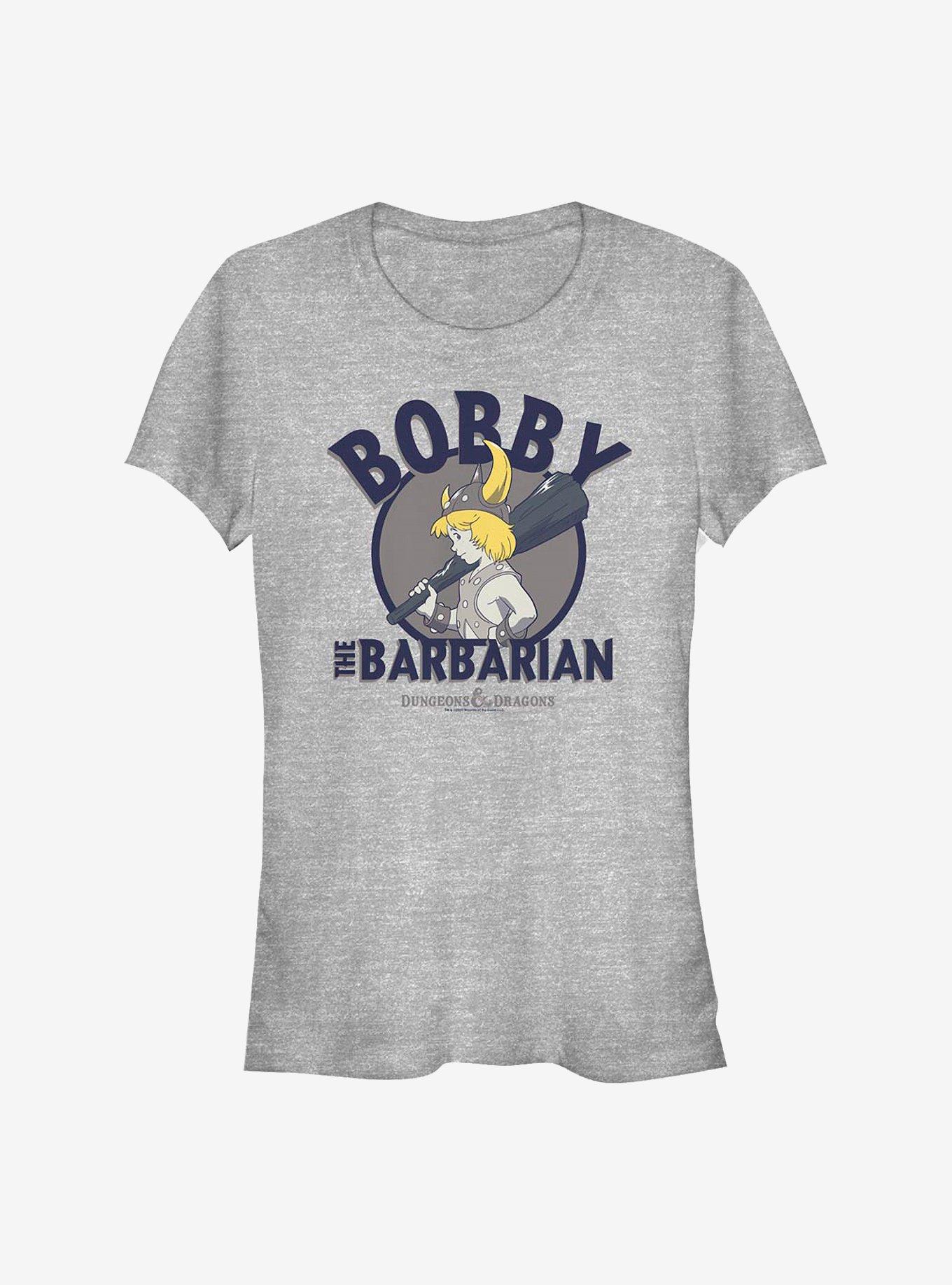Dungeons & Dragons Bobby Barbarian Girls T-Shirt, ATH HTR, hi-res